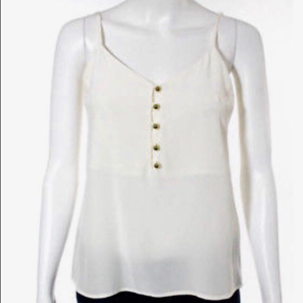Yumi Kim Ivory Spaghetti Strap Blouse